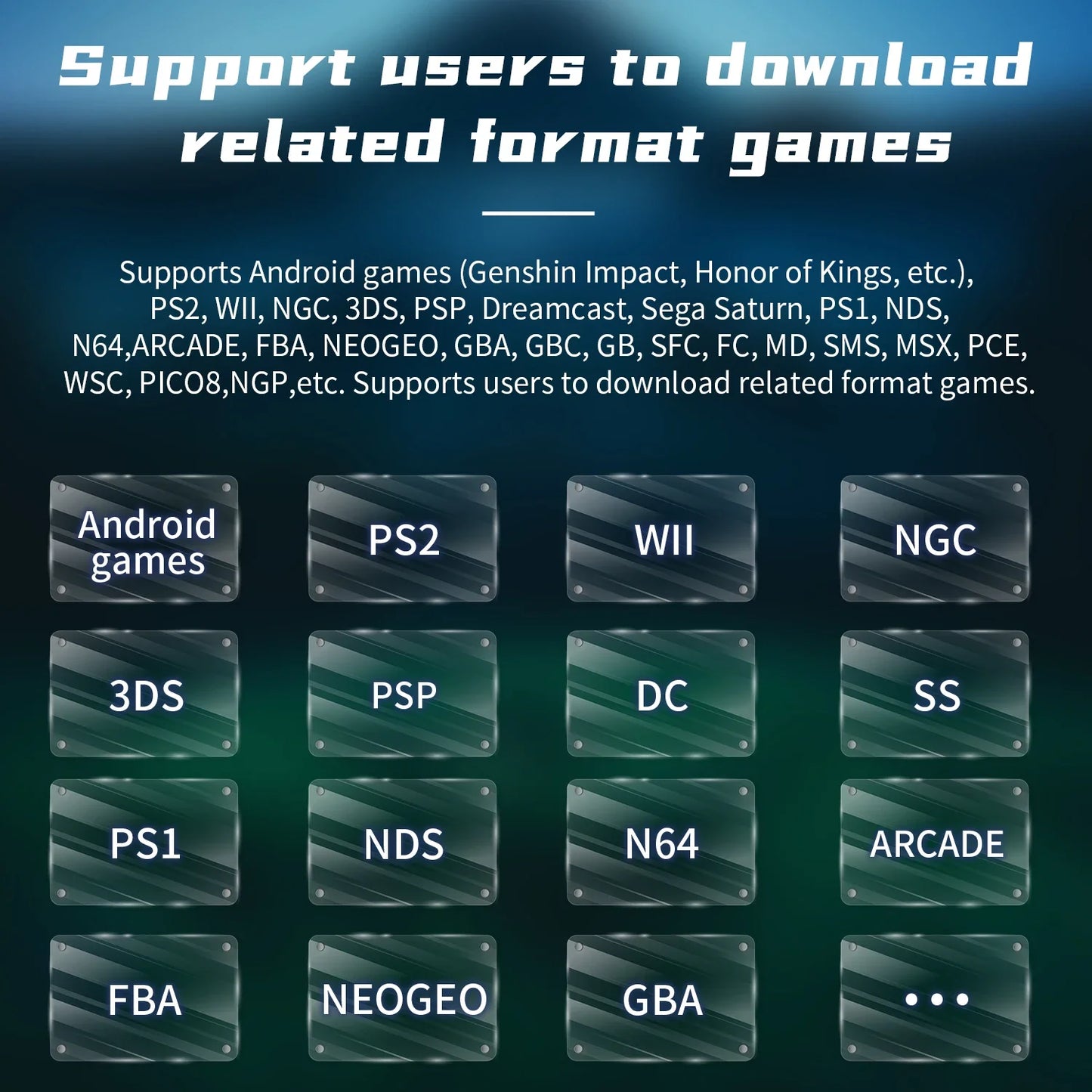 ANBERNIC RG Cube Handheld Game Console 3.95'' IPS Touch Screen Android13 RGB Lighting Effect RGCUBE Streaming Retro Video Player