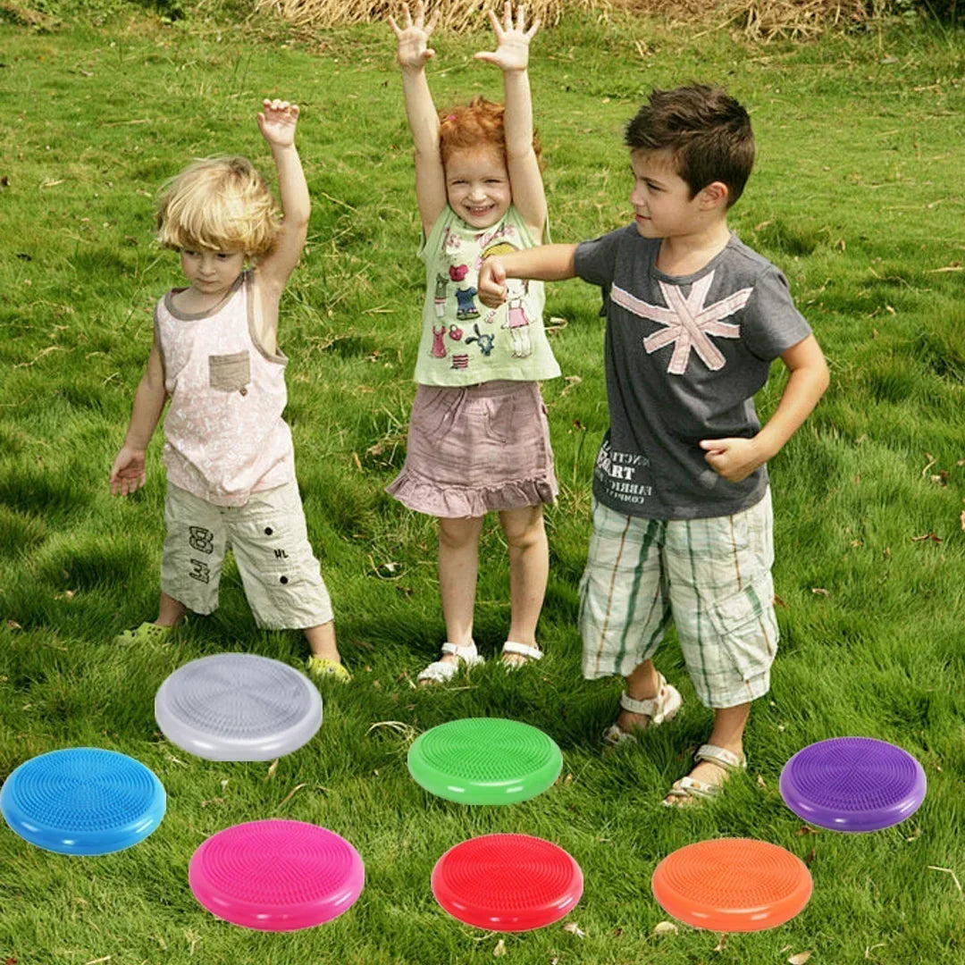 Hot Montessori Children Toys PVC Balance Stone Inflatable Cushion Sensory Integration Training Tactile Sensing Party Social Game