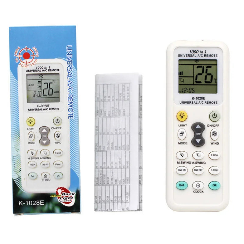 Universal K-1028E Low Power Consumption K-1028E Air Condition Remote LCD A/C Remote Control Controller