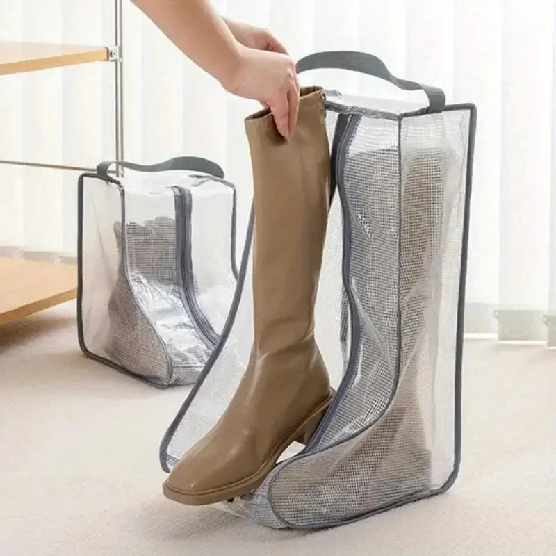 Boot Storage Bag Portable Shoes Organizer Waterproof Dustproof Protection Holder Bag for Household Travel Supplies