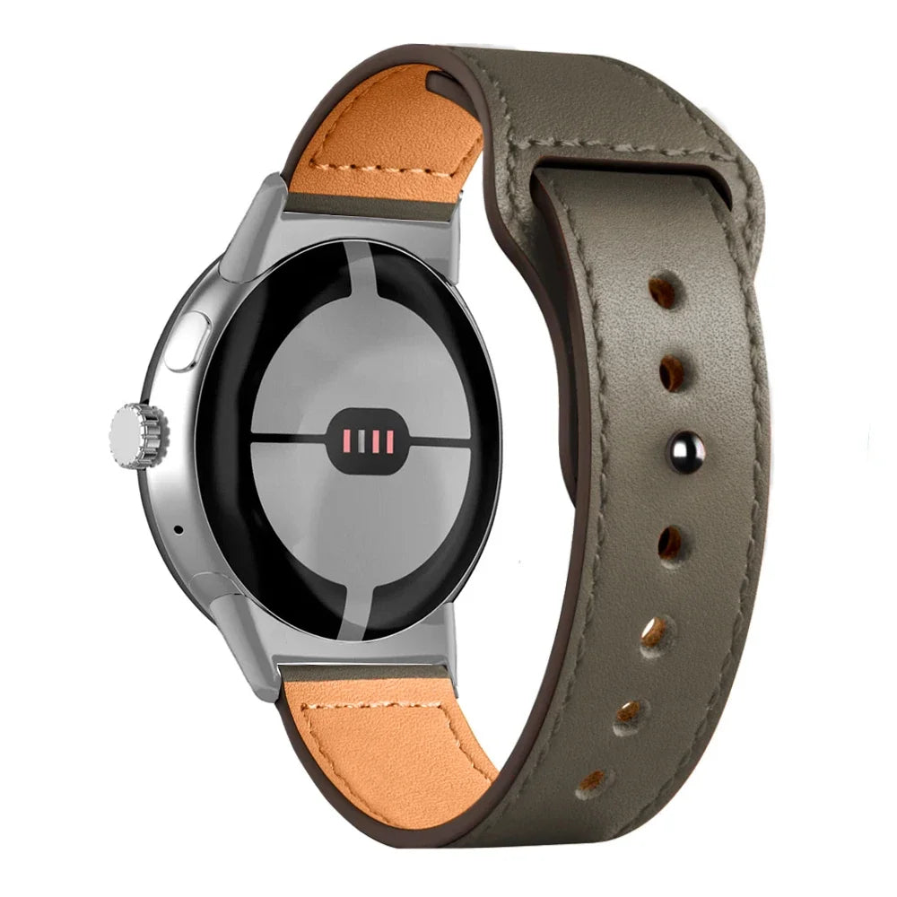 leather strap For Google Pixel Watch1/2/3 45mm stylish and lightweight For Google Pixel Watch 41mm strap