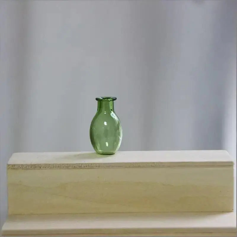 Mini Glass Vase Fridge Magnet Creative 3D Vase Micro Landscape Ornament Fridge Magnets Place Flower Arrangements Decoration