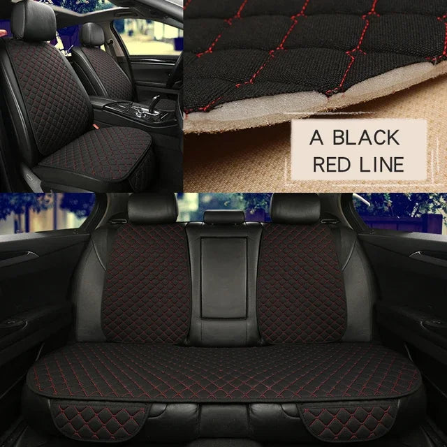Universal Car Seat Cover Protector Car Accessori Backrest Front Rear Seat Back Waist Washable Cushion Pad Mat Auto Four Seasons