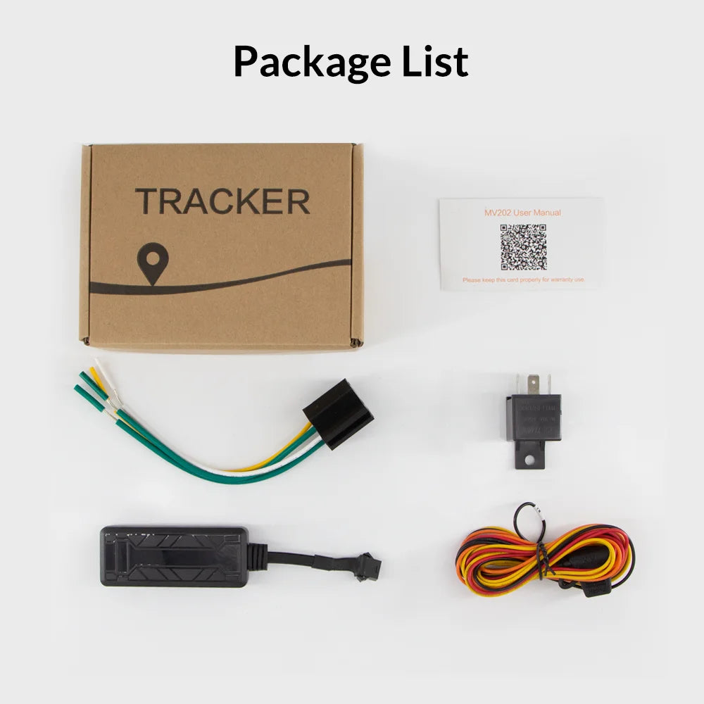 GPS Tracker Vehicle GPS Tracking Device for Car Motorcycle Mini GPS GSM ACC Alerts with Free Real Time Tracking APP with Relay