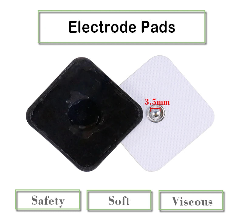 100/50PCS Electrode Pads Gel Patch For TENS Pulse Physiotherapy Massager Slimming Nerve EMS Muscle Stimulator Electrode Stickers