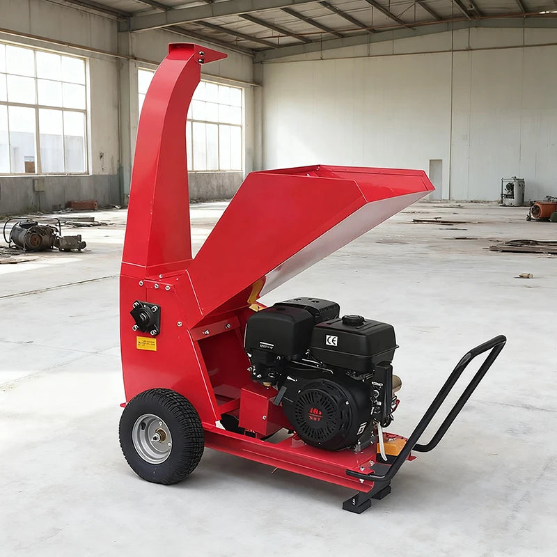 High Quality Branch Chipper Forest Wood Chipping Machine Farm Garden Electric Start Wood Crusher Shredder Branch Shredder