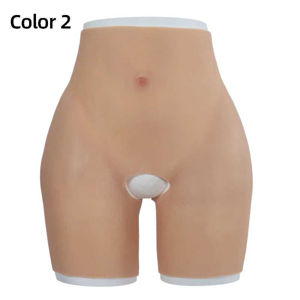 YUERUGOU Oversize Crossdresser Silicone Shape wear Realistic Hip pads and Butt Pads Flexible Hip Enhancer Panties for Drag Queen