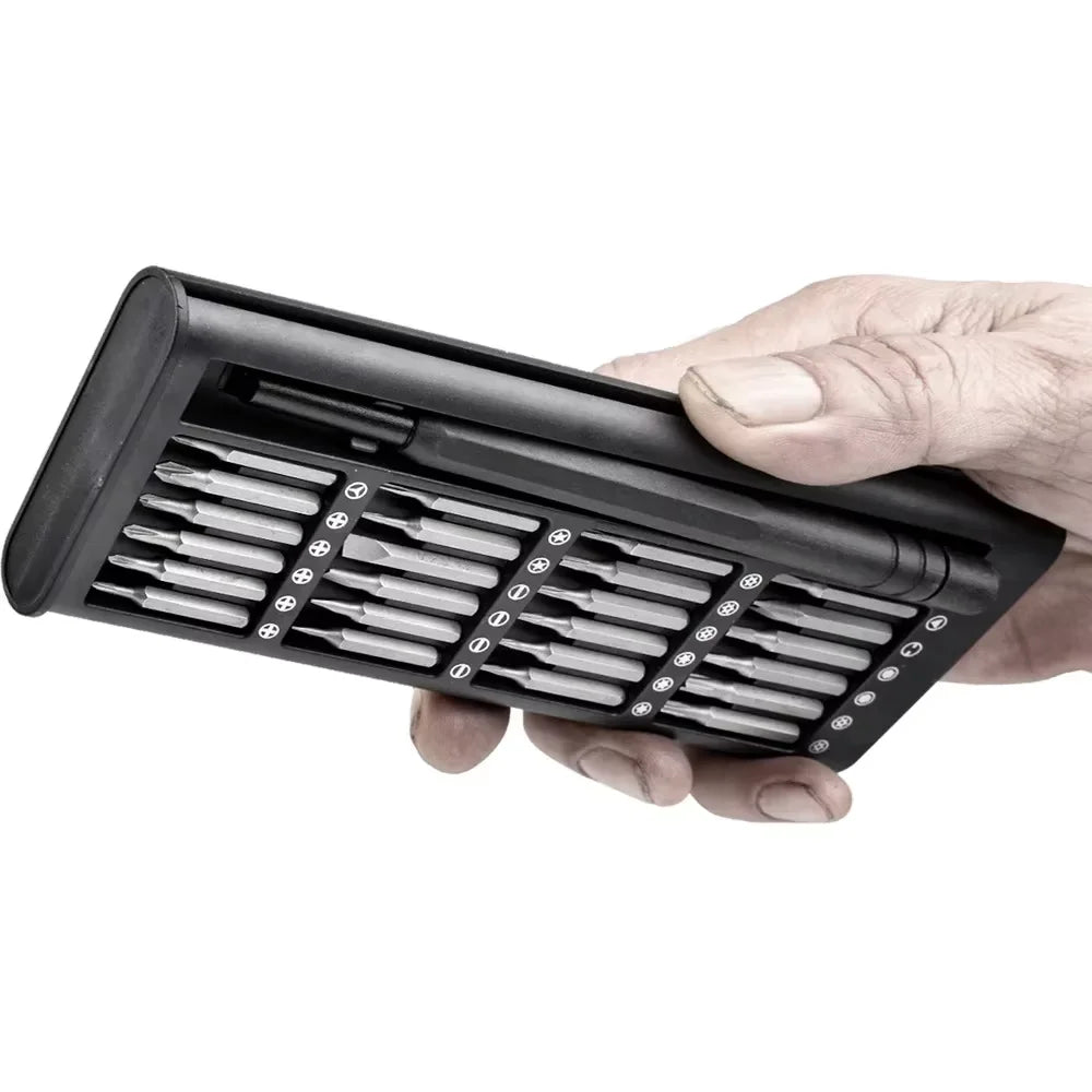 Magnetic Precision Screwdriver Set, 25 In 1 With 24 Piece Mini Pocket Screwdriver Set, Small Repair Set For Mobile Phone/PC/Came