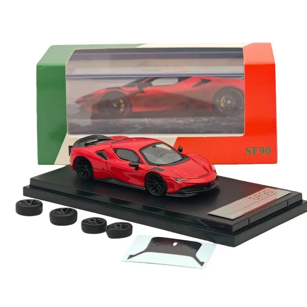 Fine model FM 1/64 Scale SF90 Diecast Models Car Collectible Christmas Gift