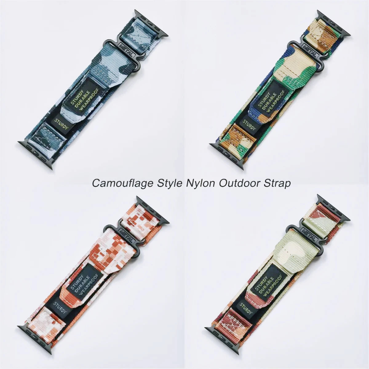 20 22mm Universal Nylon Strap for Samsung Galaxy Watch 7 6 4 5Pro/6Classic/Active2 Quick Fit Sport Bracelet for Huawei GT4 Band