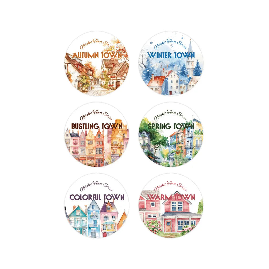 Journamm 45mm*2m PET Tapes European Castle Theme Decor Junk Journal DIY Scrapbooking School Supplies Collage Tapes