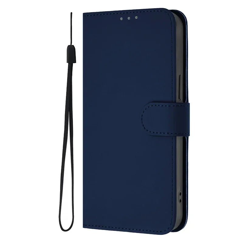 For Funda Tecno Camon 50 Pro 4G Case Candy Solid Color Flip Cover on for Tecno Camon 50 pro 4G CN5c Leather Phone Case Coque