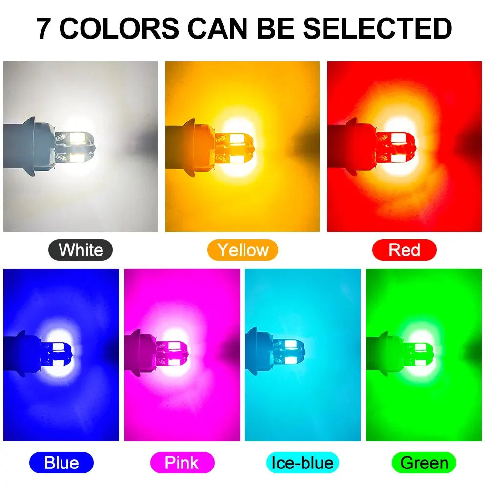 20PCS led Car Interior Bulb T10 White 5730 8SMD LED 12V Car Side Wedge Light White Lamp Auto Bulb Car Style Canbus Error Free