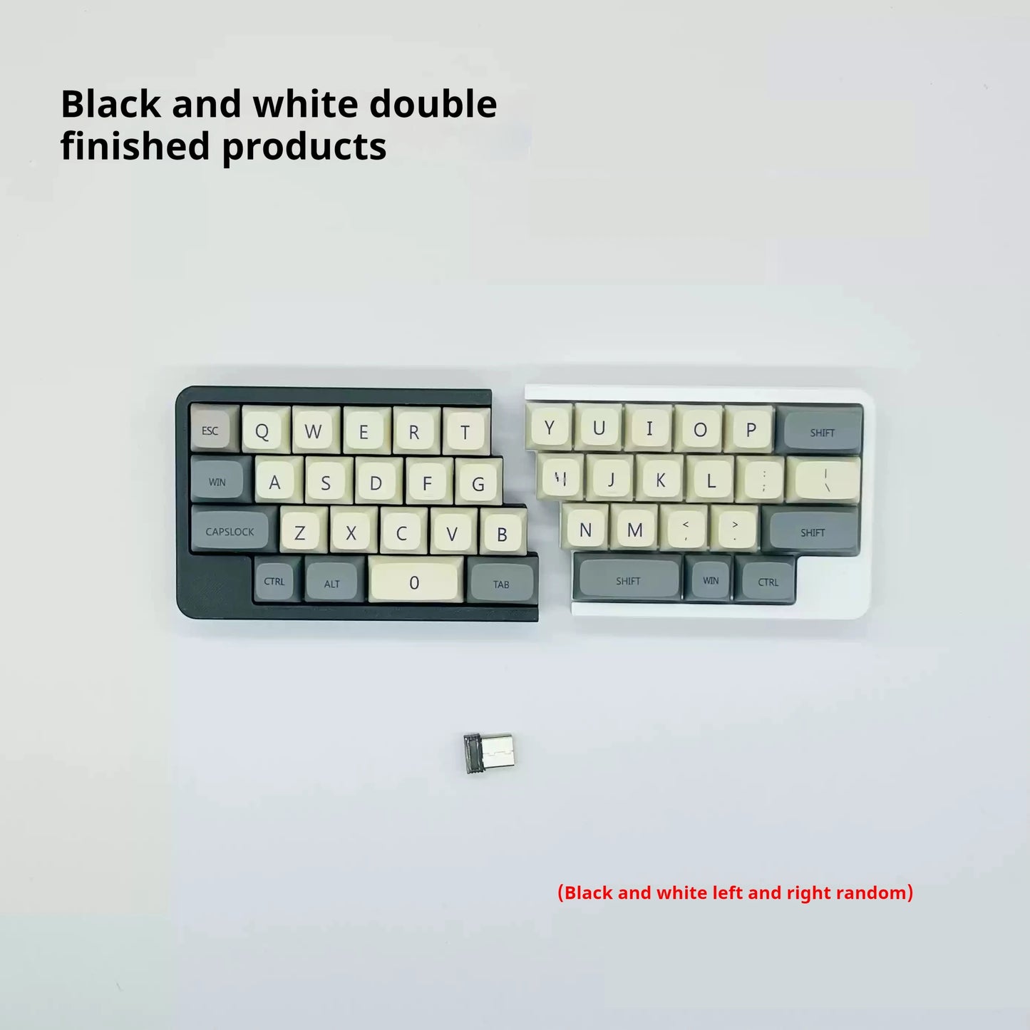 40% Wireless Split Keyboard 2.4G Connection DIY Support Hot Swappable VIAL Ergonomic Split Customization Gaming Keyboard Kit
