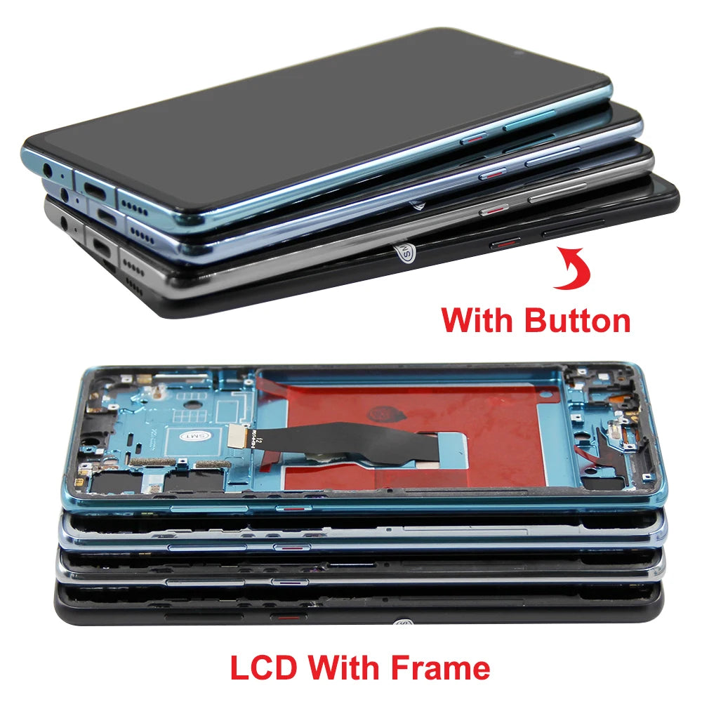 6.1'' Super AMOLED Display For HUAWEI P30 LCD Display Touch Screen Digitizer Assembly For Huawei P30 ELE-L29 L09 AL00 TL00 L04