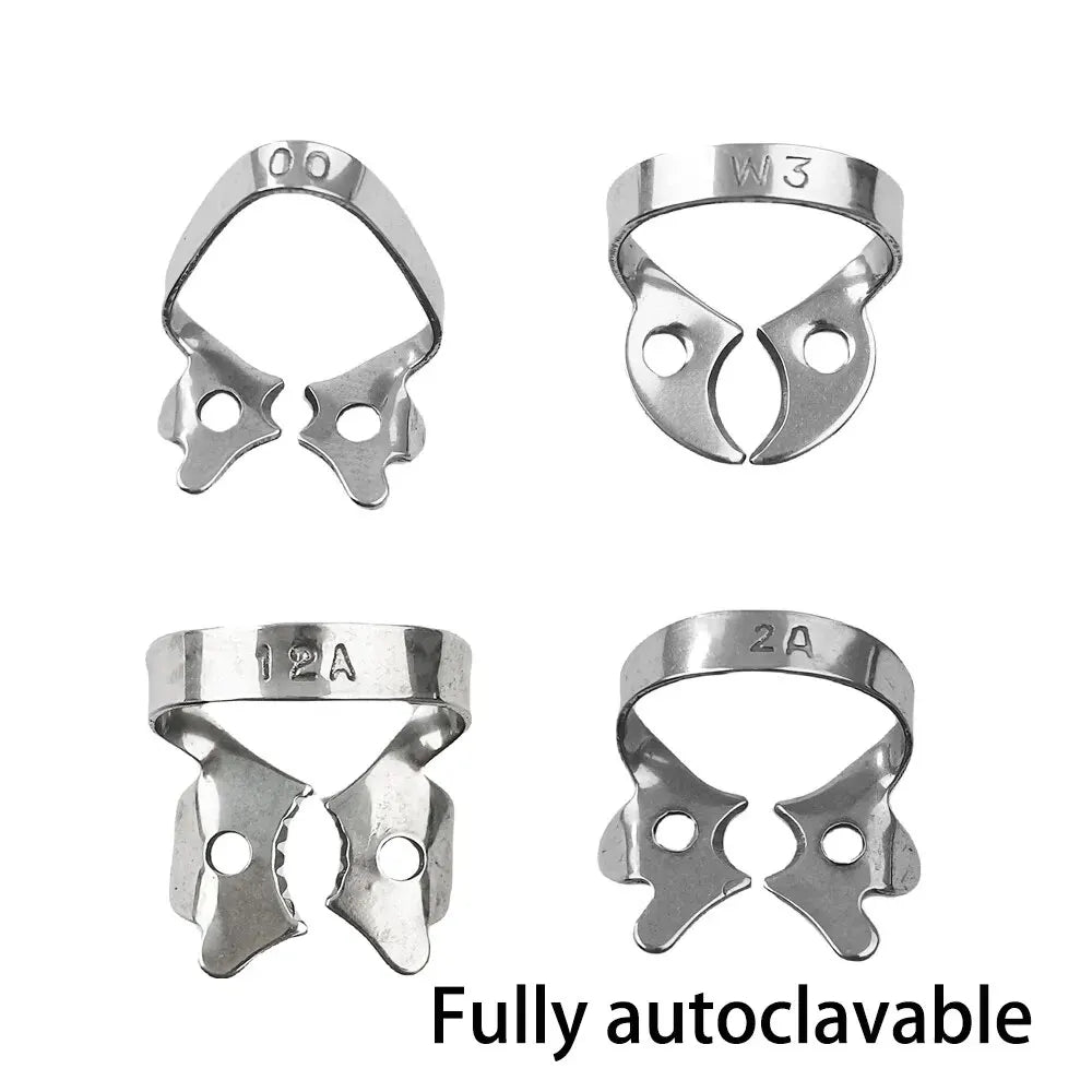 1Pc Dental Rubber Dam Clamps Stainless Steel Endodontic Restorative Barrier Clips Dentistry Orthodontic Material 20 Size Dentist