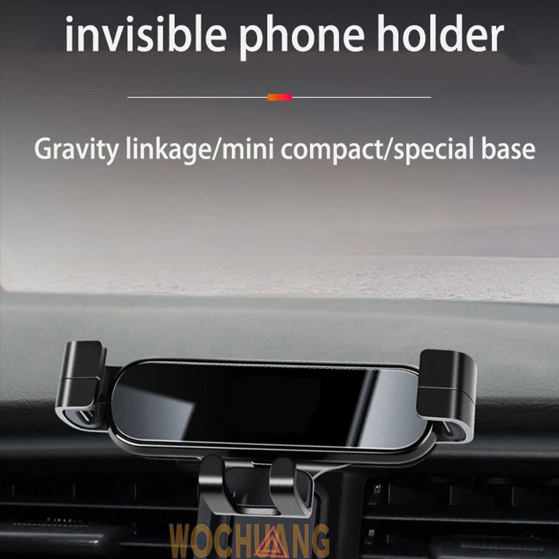 Car Phone Holder For Land Rover Range Rover Sport 2014-2022 GPS Special Gravity Navigation Mobile Bracket 360 Degree Rotating
