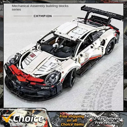 1580Pcs Technical Classic Super Racing APP Remote Control Car Building Blocks Model Bricks Vehicl For Kids Toy Birthday Boy Gift