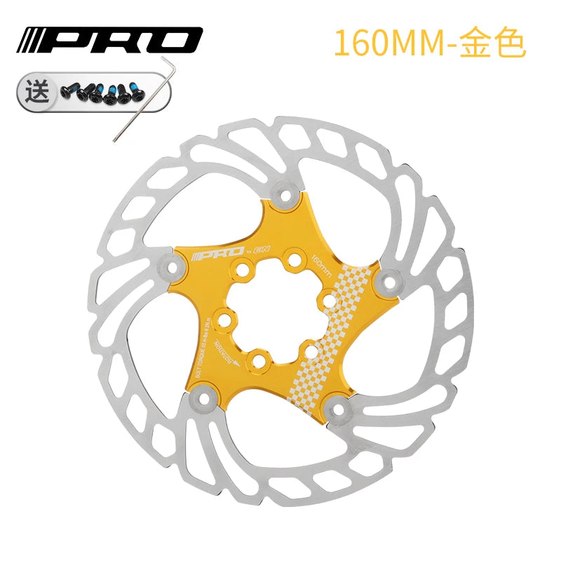 IIIPRO MTB Cooling Disc Brake Heat Dissipation  6 Inch 140/160/180/203mm Rotor Down Hill Floating Bicycle Brake Rotor