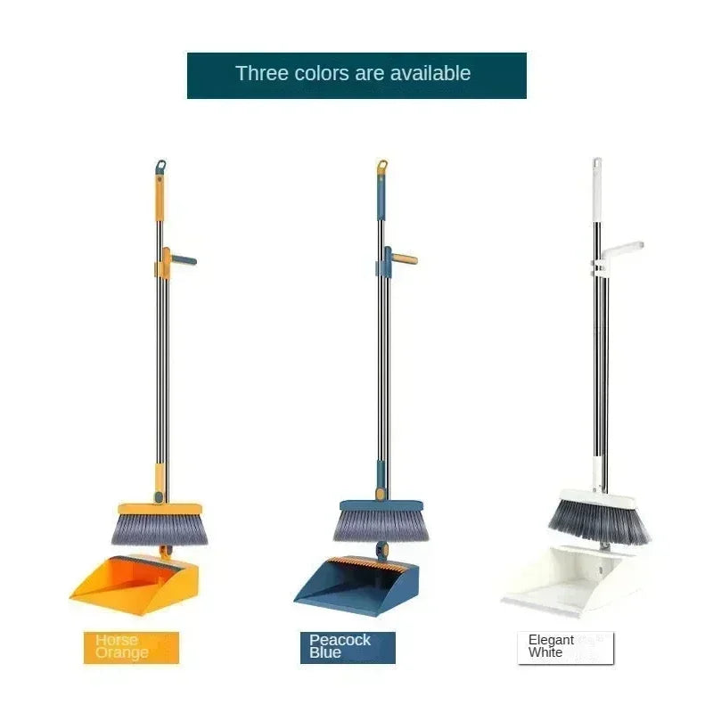 Broom and dustpan set combination household broom non-stick hair Dustpan Dustpan Garbage shovel broom Dustpan set