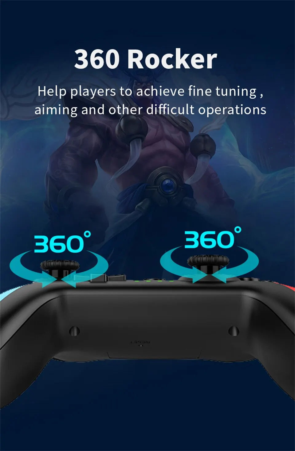 GAMINJA MG25Z Wireless Controller Bluetooth Gamepad For Nintendo Switch PS3 PC Joystick Dual Vibration Gamepad Lag Free