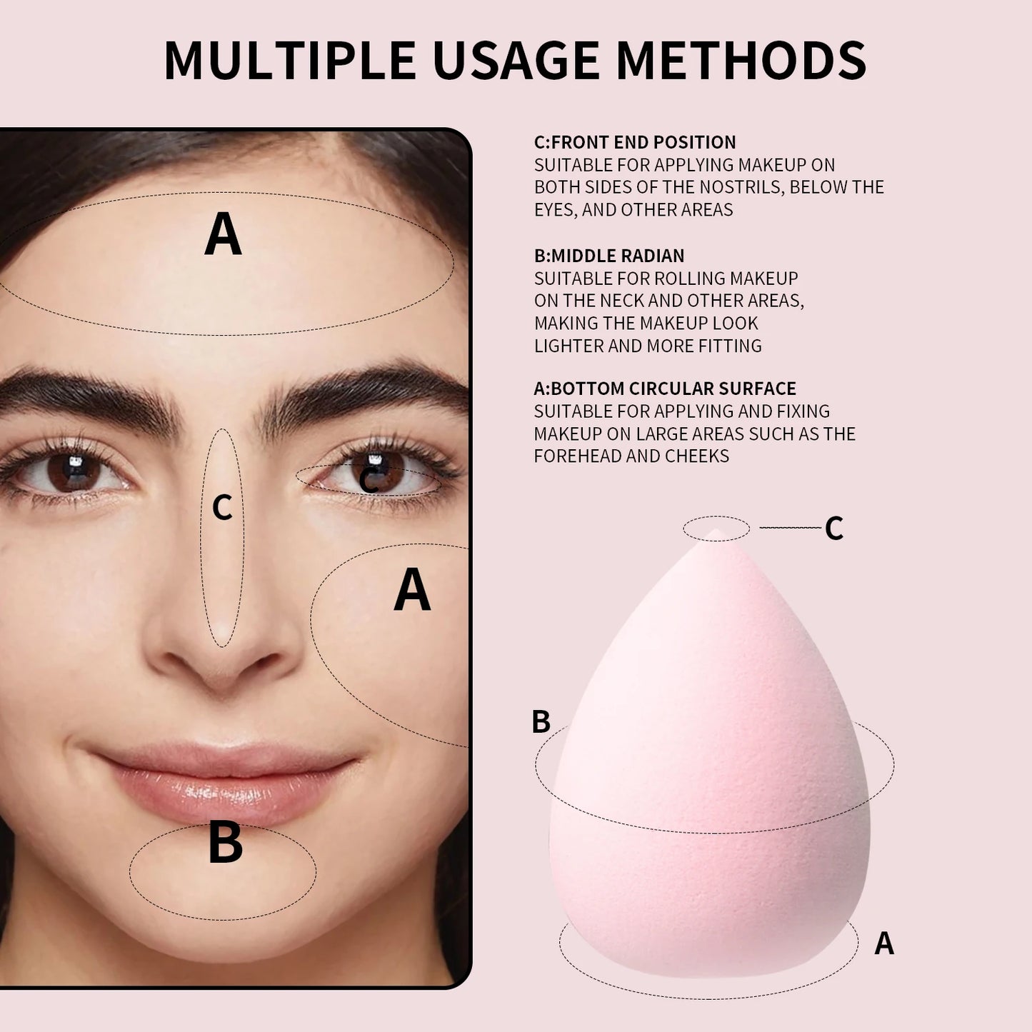 12 PCS Makeup Sponge Egg Beauty Egg Soft Makeup Powder Puff Foundation Sponge Powder Puff Women Makeup Accessories Beauty Tools