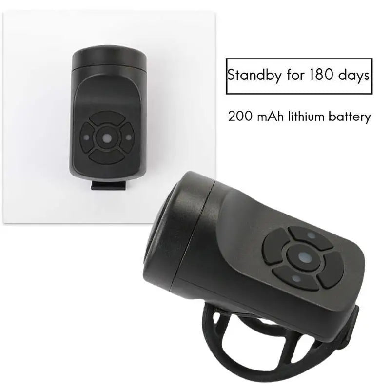 120DB Bicycle Motorcycle Electric Bell Horn 4 Modes Road Mountain Bicycle Bell USB Rechargeable Bike Safety Warning Alarm