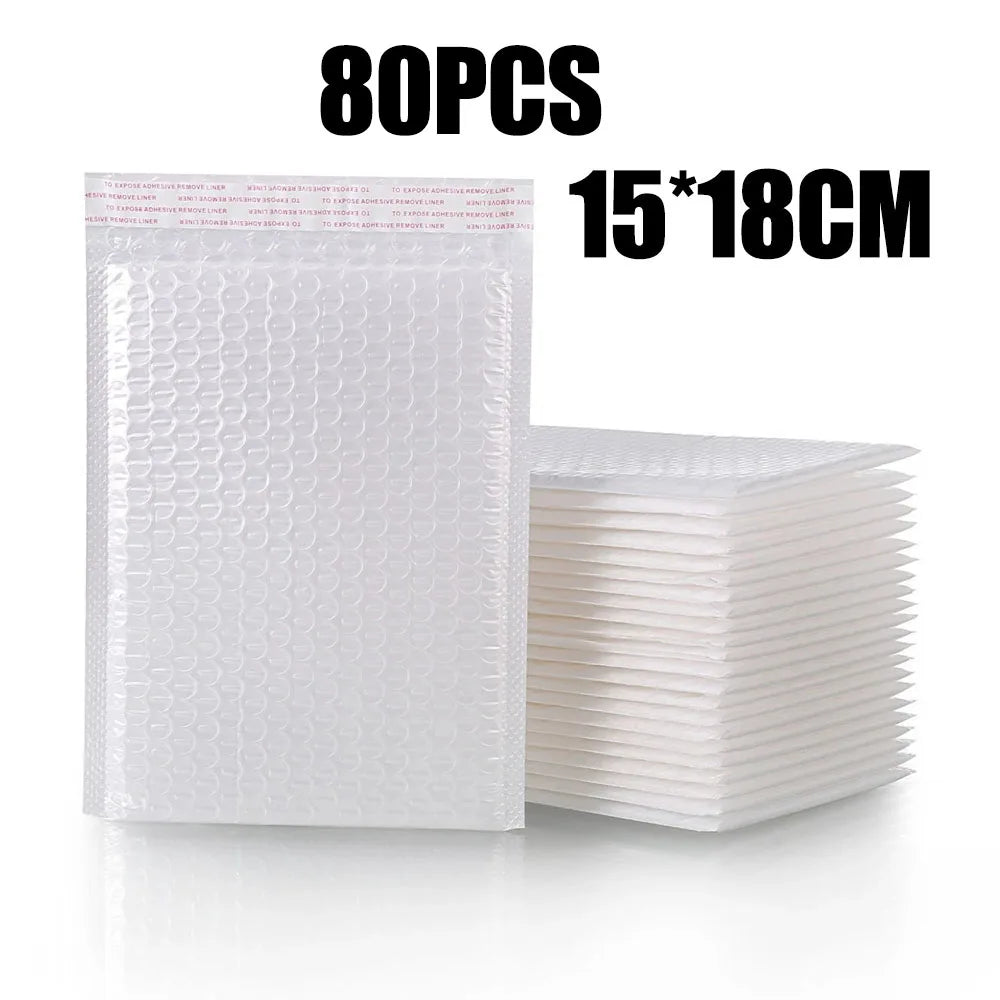 10-100PCS Bubble Mailers Wholesale White Padded Envelope for Packaging Mailing Gift Self Seal Shipping Bags Bubble Envelope