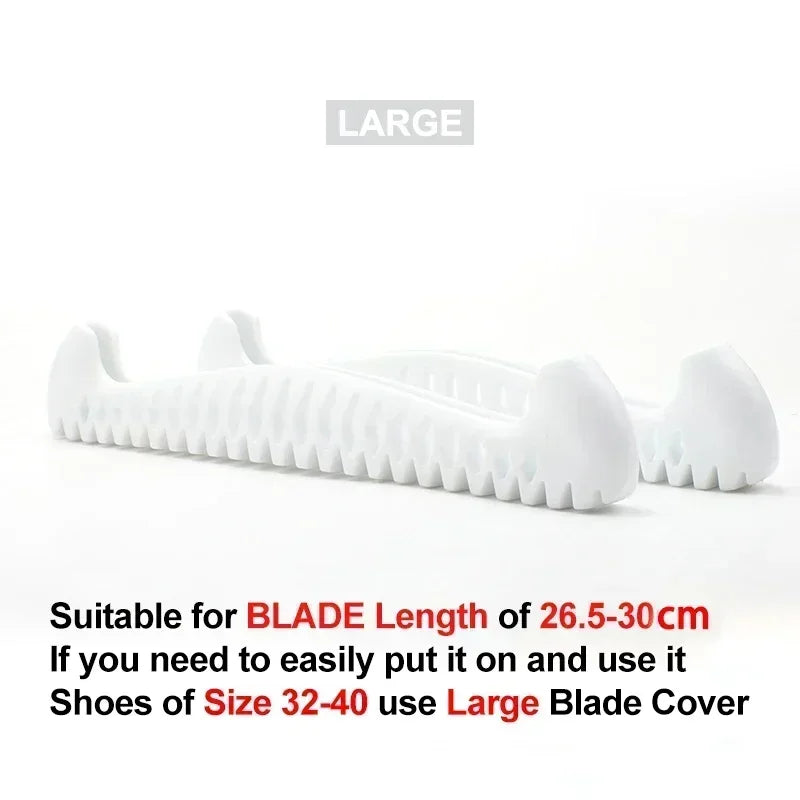 Adjustable TPU Ice Skating Blade Covers Walkable Figure Skate Ice Skate Hockey Skates Prevent Puncture Scalable Blade Sleeve
