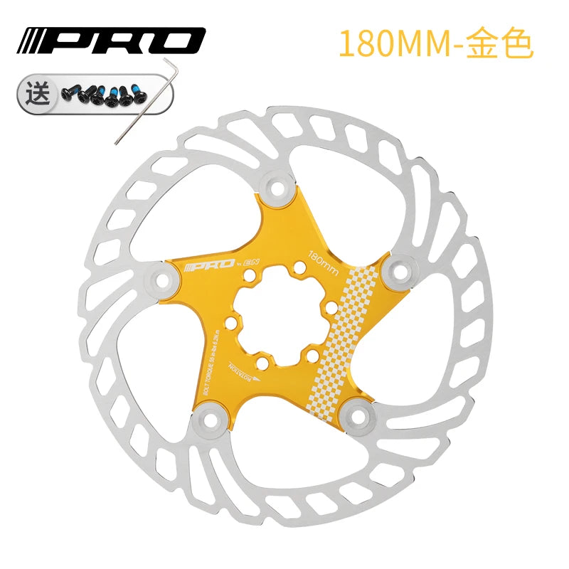 IIIPRO MTB Cooling Disc Brake Heat Dissipation  6 Inch 140/160/180/203mm Rotor Down Hill Floating Bicycle Brake Rotor