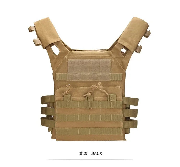 Nylon Tactical Vest Body Armor Hunting Carrier Airsoft Accessories Combat MOLLE Camo Military Army Vest CS Game Jungle Equipment