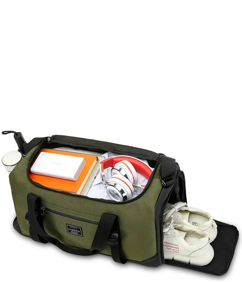 40L Sport Fitness Bag Dry Wet Separation Gym Bags for Men Women Outdoor Hiking Camping Travelling Yoga Fitness Bags