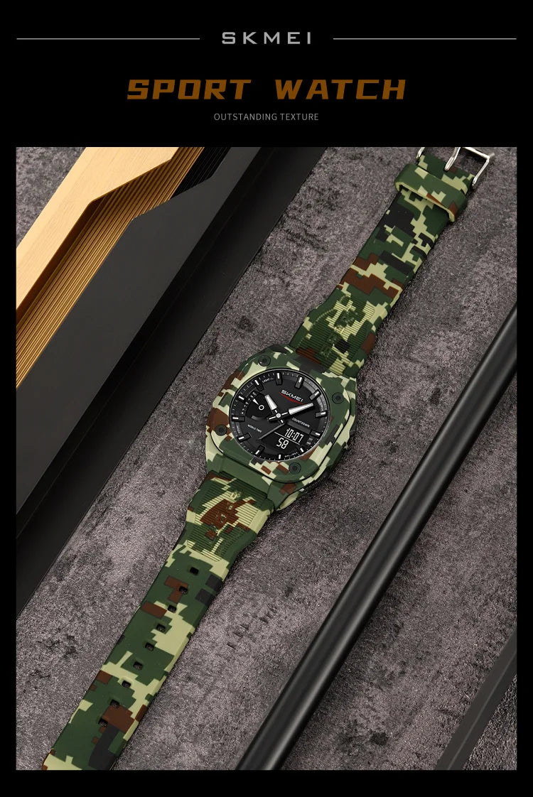 SKMEI 2328 New Original Sports Digital Electronic Watch Dual Display Multi Functional Men's Waterproof Clock relógios masculino