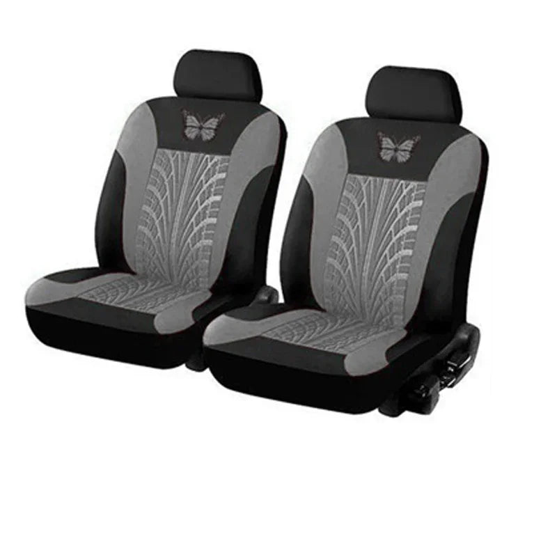 Butterfly Glamour Car Seat Cover Set Premium Bronzing 9-Piece Universal Fit for 5 Seats Fashionable Design Durable Comfortable