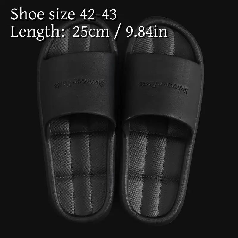 Men And Women Super Soft Eva Thick Platform Slides Minimalist And Comfortable Indoor Bathroom Non Slip Slippers Women Slippers