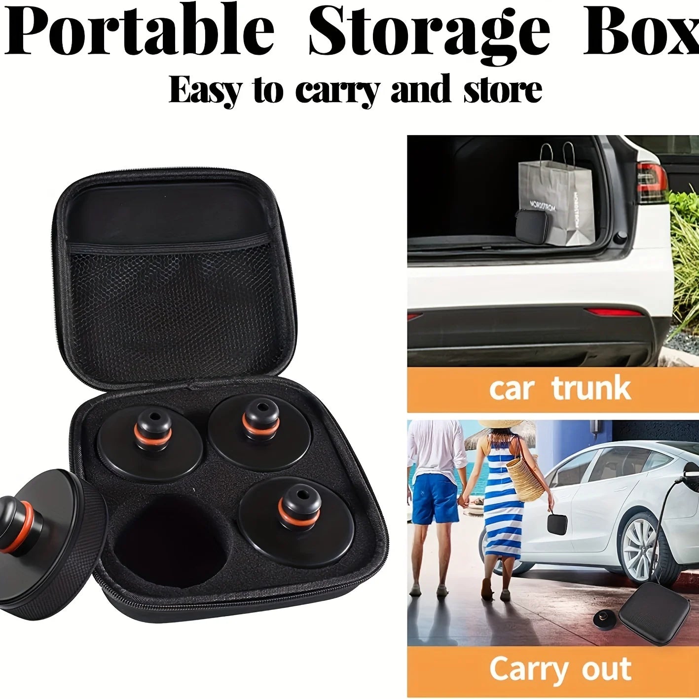 Car Jacks For Tesla Model 3/S/X/Y Car Rubber Lifting Jack Pad Adapter Repair Tool Wear-resistant Support Chassis Tire Repair Kit