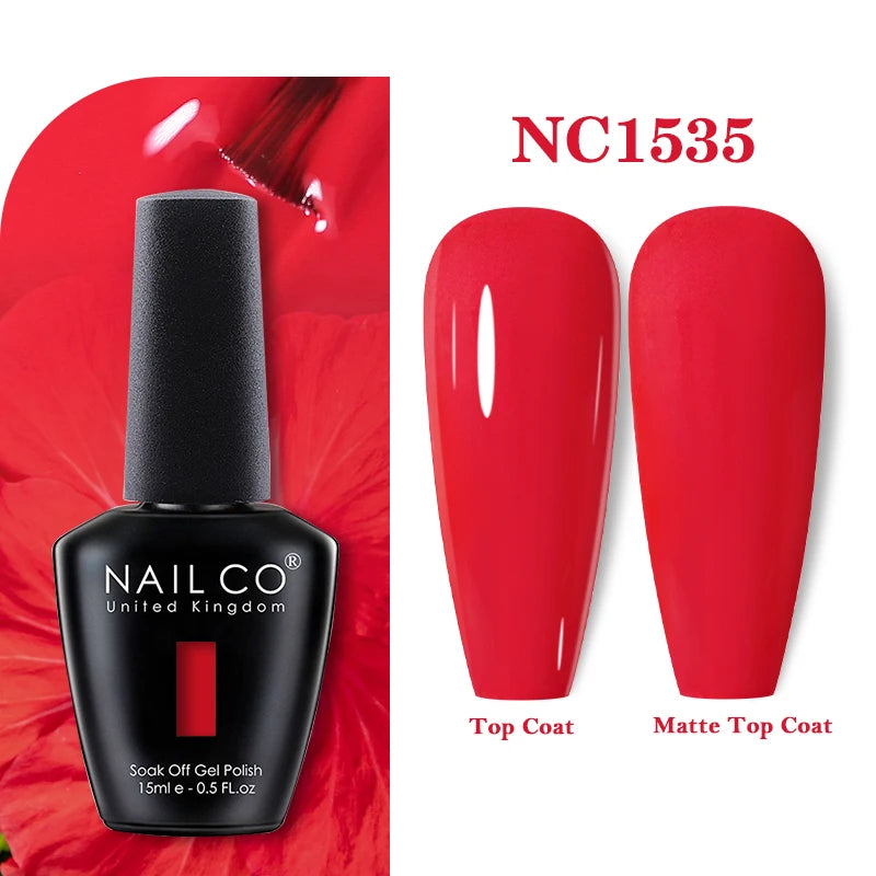 NAILCO Gel Nail Polish 15ml Nail Art Vernis Semi Permanent Soak off UV Gel Polish Gel Manicure Nail Varnish Nail Color Ongles