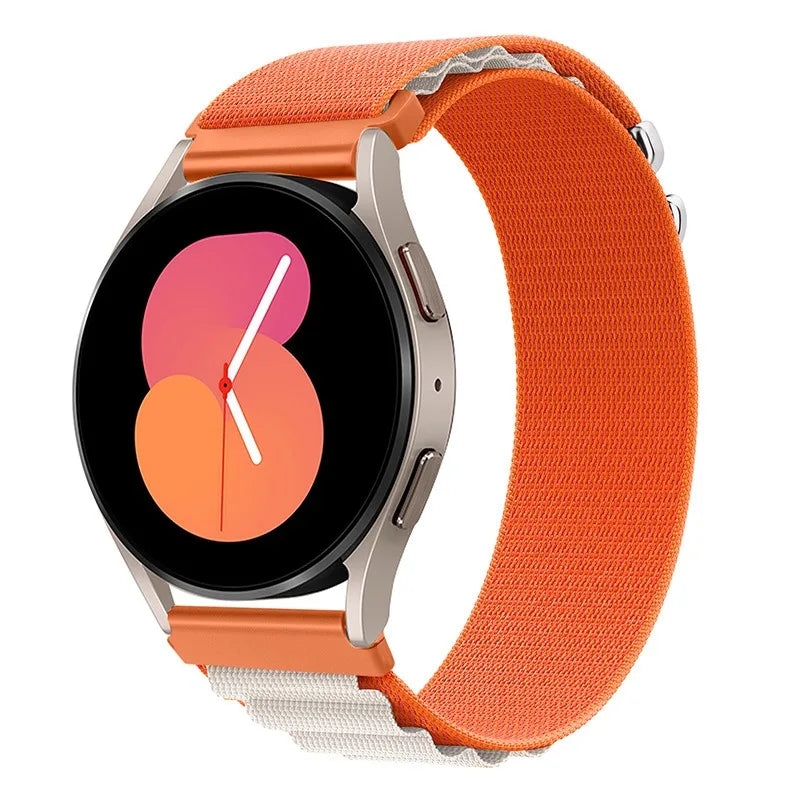 22mm 20mm Alpine Loop Bracelet for Samsung Galaxy Watch 7/6/5/4/Classic Band for Nylon Strap Huawei Watch GT4 GT2 3 GT5/Pro 46mm