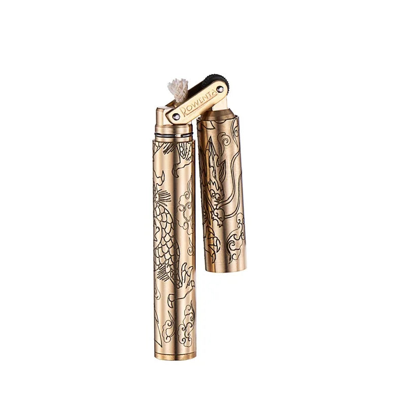 Double stick pure copper or stainless steel creative kerosene lighter (product shows added kerosene)