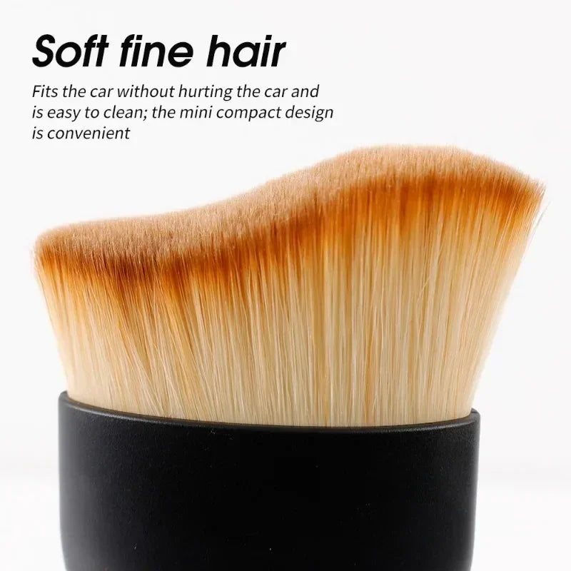 Car Vent Cleaning Soft Brush with Casing Car Interior Cleaning Tool Artificial Car Brush Crevice Dusting Detailing