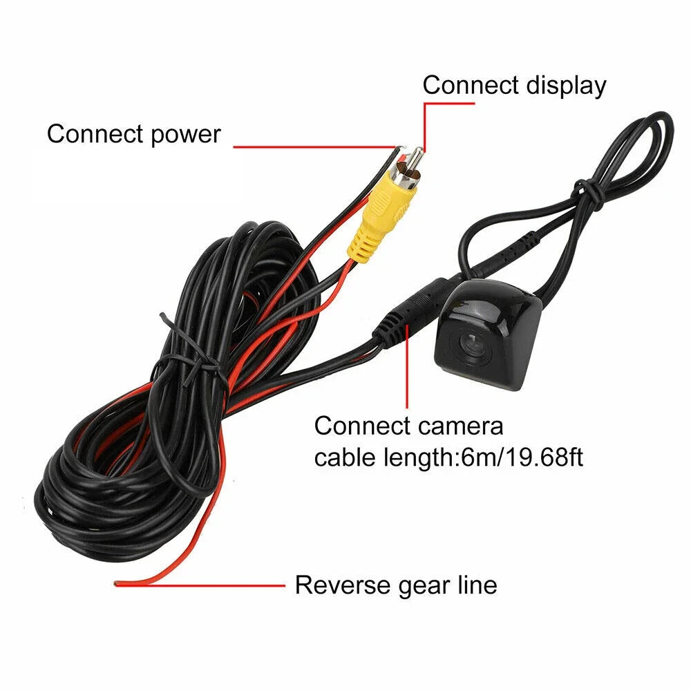 HD Vehicl Waterproof Rear View Parking Cam Auto Car Car Reverse Backup Universal Night Vision CCD HD Automobiles Reverse Camera