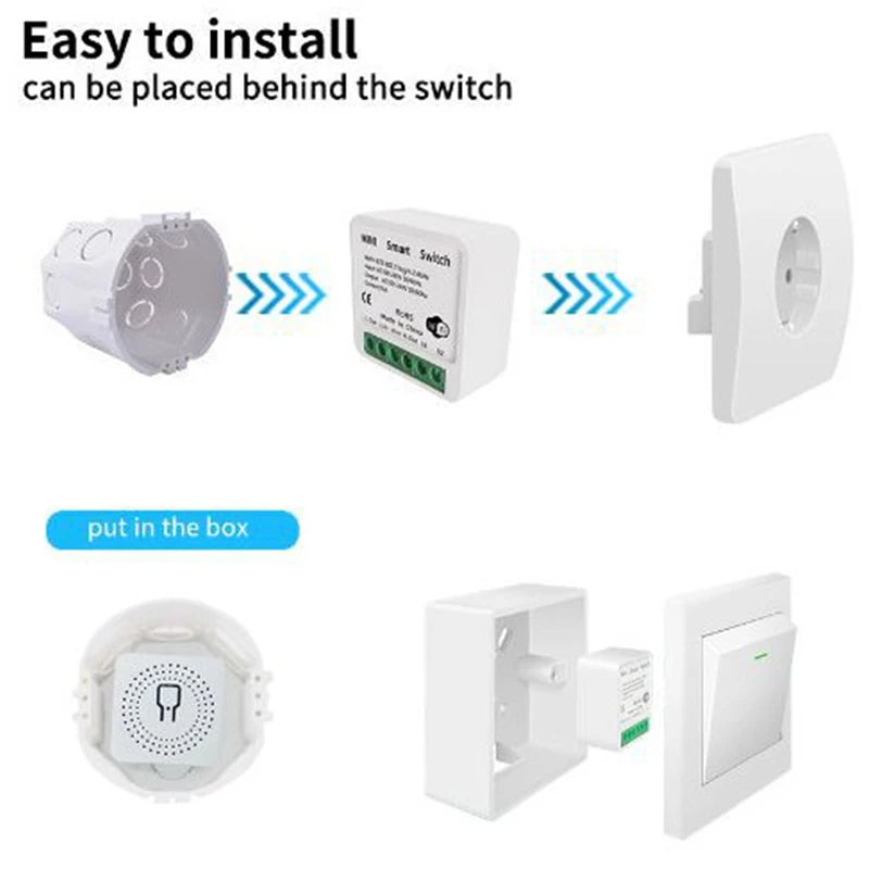 Smart Wifi Switch Smart Home Light Switches Module 2 Way Control Cozylife APP Work With Alexa Google Home Alice Smartthings