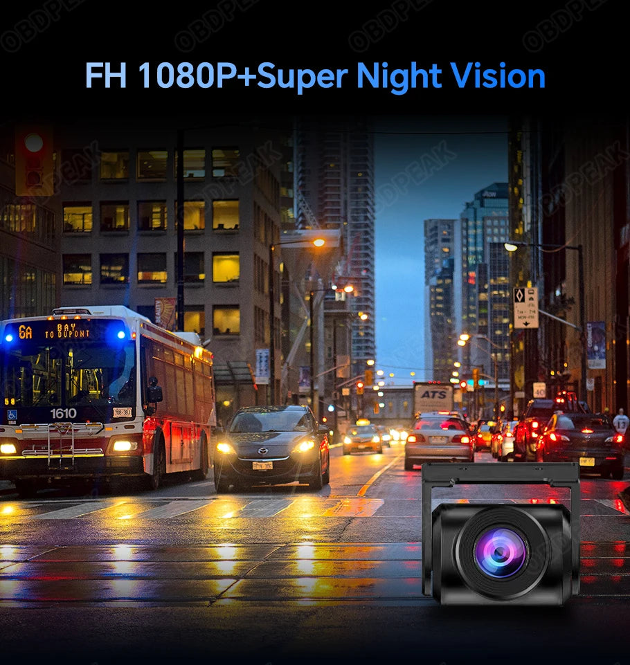 FHD 1920x1080P Car Rear View Camera Waterproof 2.5MM Jack Back Reverse Camera Parking Assistance for DVR Dashcam T30 K50