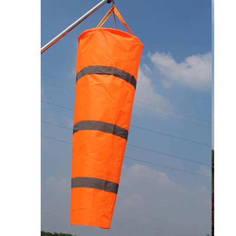 80/100/150cm Reflective Windsock Outdoor Rip-stop Wind Measurement Weather Vane Refective Windsock Weathervane Waterproof