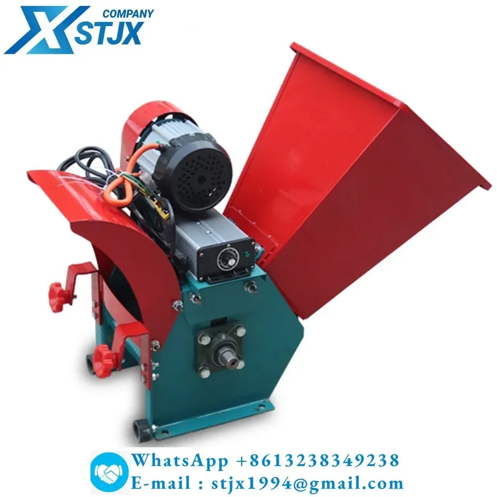 Agricultural crushing and shredding machine portable garden wood chipper