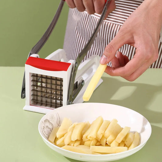 Potato Slicer Machine Home Press Type Slitter Small-scale Portable Kitchen Tool Hand Movement Carrot Slicing Gadget Simple Tool