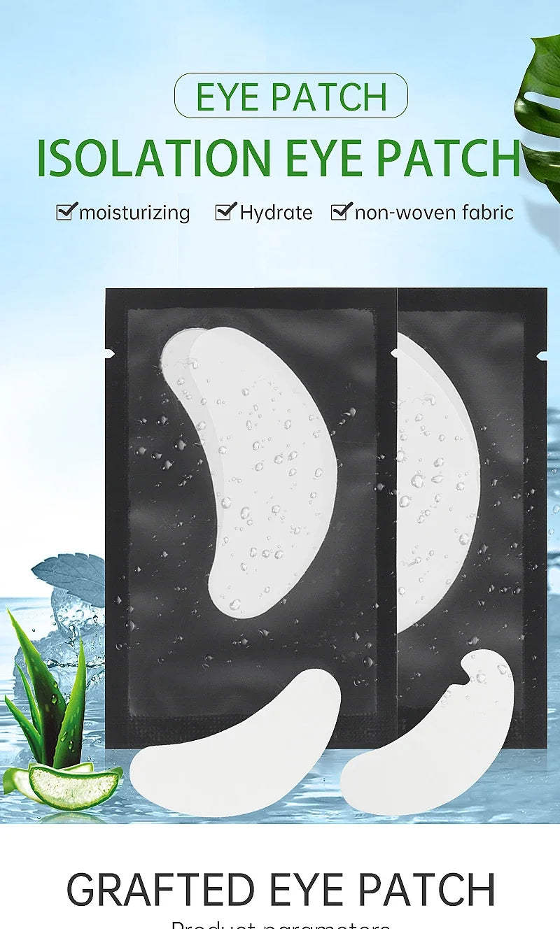 50/100/200Pairs Eye Patches Eyelash Extension Under Eye Pads MakeupLashes Patch Tip Stickers Pads For Eyelash Extension Supplies