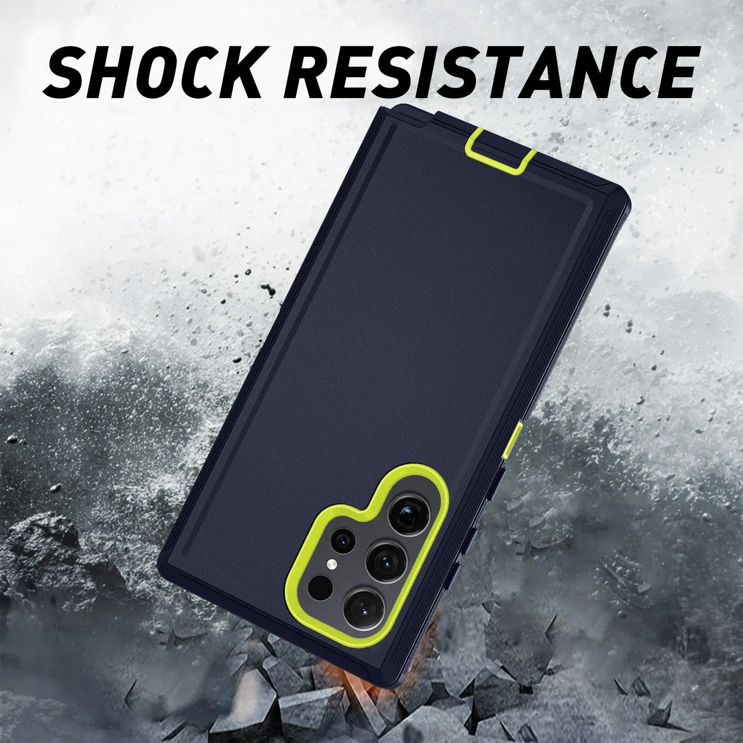 3IN1 Ott Defender Series Box for Orginal Samsung Galaxy S25 S24 S23 S22 S21 S20 FE Plus Ultra Note 20 Armor Shockproof Case