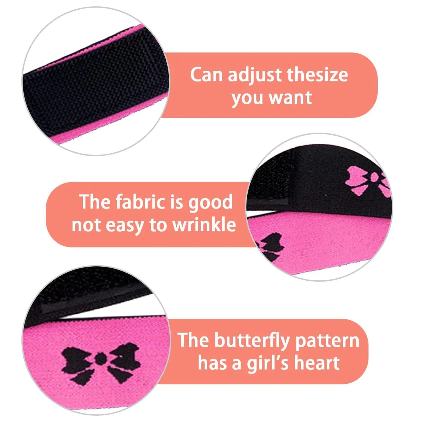 1/5/10pcs Elastic Band for Wig Edges Wrap Wig Band Lace Melting Band to Lay Edges Baby Hair Edge Adjustable Wig Melt Bands