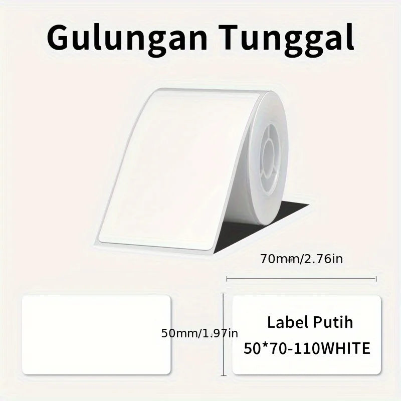 D100 thermal label printer, desktop label printer, wireless compatible with mobile phones and computers, suitable for shipping